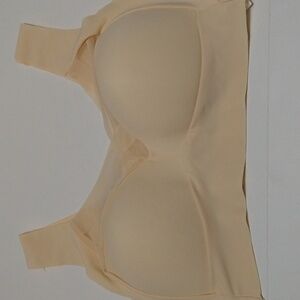 Women's Nude Padded Pull Over Stretch Bra Size XXL #W-762